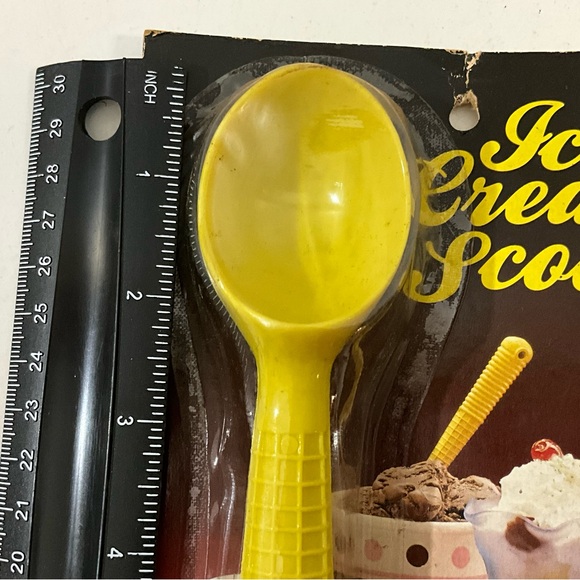 Vintage NOS Ice Cream Scoop Yellow - Picture 4 of 6